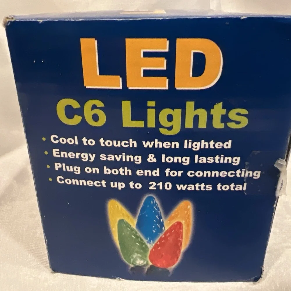 New -‎ String 100 LED Mini Clear Pine Cone Christmas Lights Santa's Forest 33ft